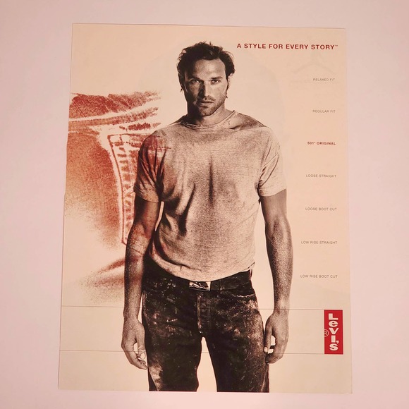 Levis Jeans John Zuanich "Style For Every Story" Print Ad 2004 Maxim 8.5" x 11" - Picture 1 of 5